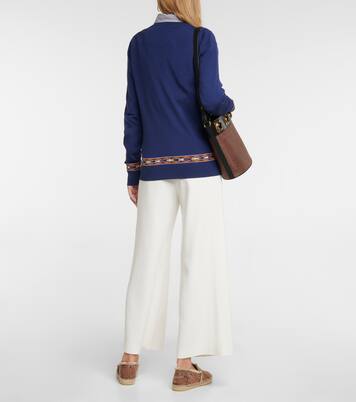 Wool and cotton-blend cardigan | Etro
