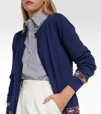 Wool and cotton-blend cardigan | Etro