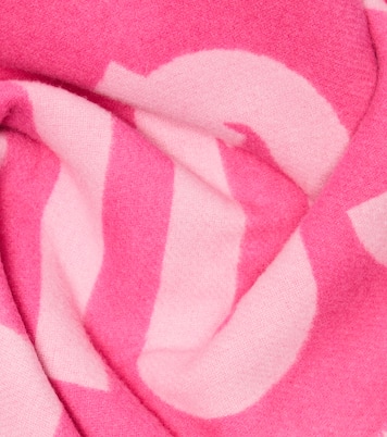 Sciarpa in jacquard di lana con logo | Jacquemus