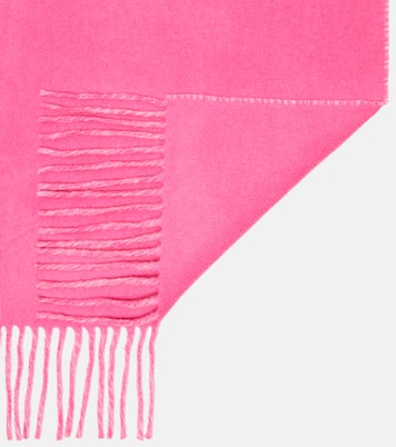 Sciarpa in jacquard di lana con logo | Jacquemus