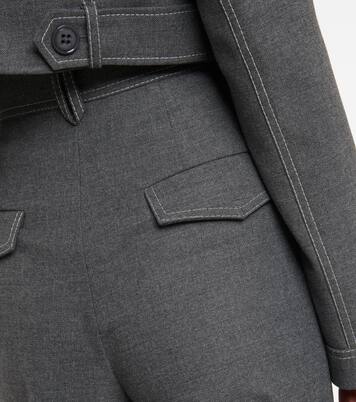 Pleated high-rise pants | Dorothee Schumacher