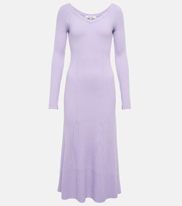 Ribbed-knit wool-blend midi dress | Dorothee Schumacher