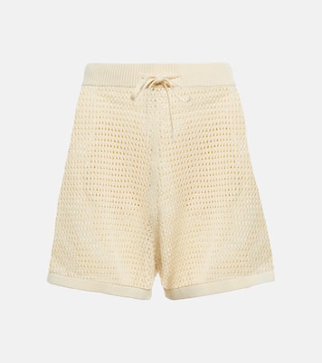 Shorts Jael in crochet di misto cotone | Nanushka