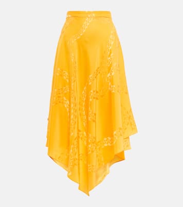Falda midi asimétrica estampada | Stella McCartney