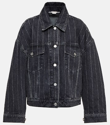 Crystal-embellished denim jacket | Stella McCartney