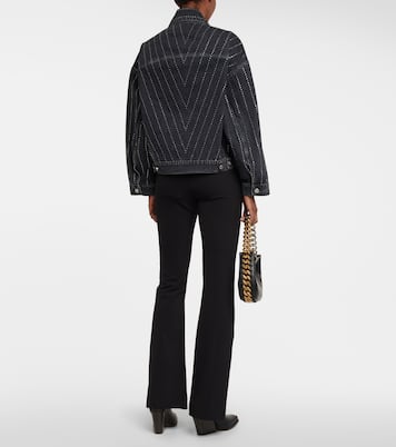 Crystal-embellished denim jacket | Stella McCartney