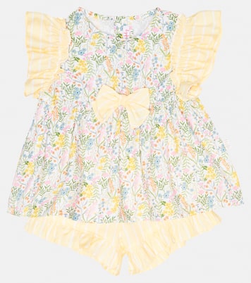 Baby - Abito e culottes in cotone | Il Gufo
