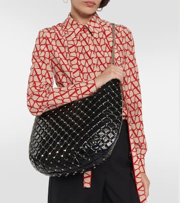 Sac Rockstud Spike Medium en cuir | Valentino Garavani