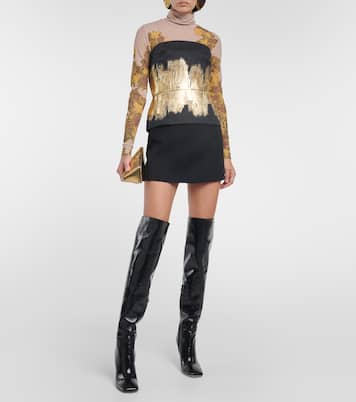 Overknee-Stiefel Christina aus Leder | Gianvito Rossi