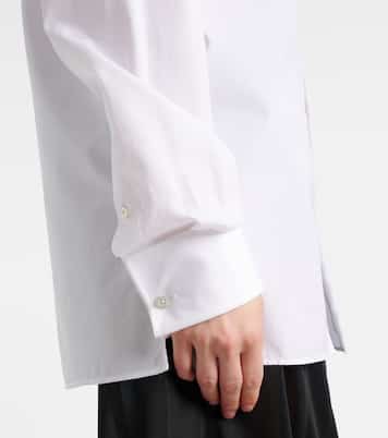 오버사이즈 코튼 포플린 셔츠 | Maison Margiela