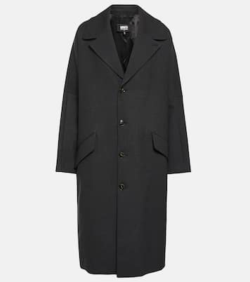 Single-breasted wool-blend coat | MM6 Maison Margiela