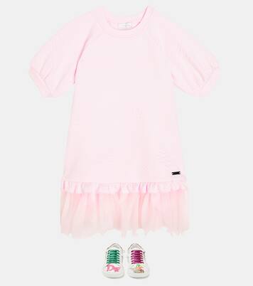 Abito Jersey con tulle | Monnalisa