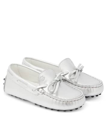 Mokassins Gommino aus Metallic-Leder | Tod's Junior