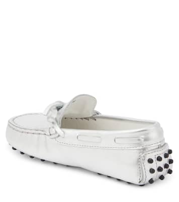 Mokassins Gommino aus Metallic-Leder | Tod's Junior