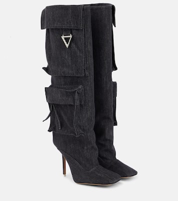 Botas altas Sienna en denim | The Attico