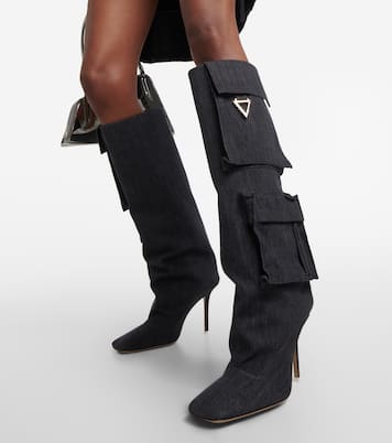 Botas altas Sienna en denim | The Attico