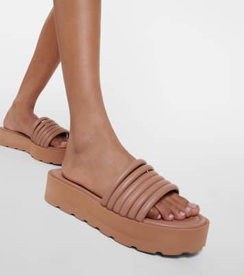 Sandali in pelle con plateau | Gianvito Rossi