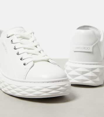 Sneakers Diamond Light Maxi/F aus Leder | Jimmy Choo