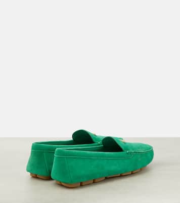 Mokassins aus Veloursleder | Prada