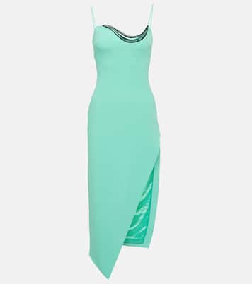 Vestido midi adornado | David Koma