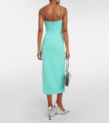 Vestido midi adornado | David Koma