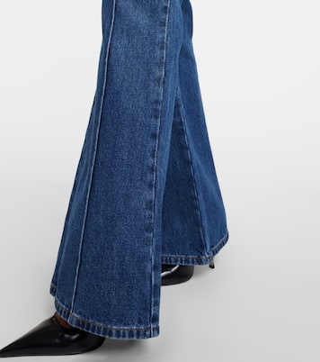 Ensemble de veste sans manches et pantalon en jean | Self-Portrait