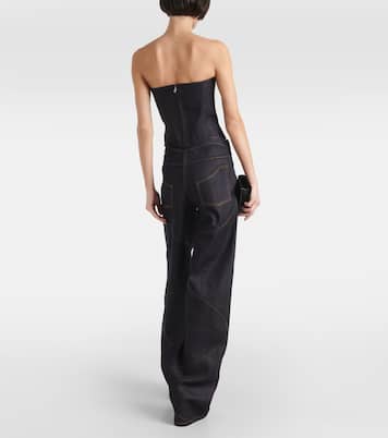 Top bustier Hyn en jean | Aya Muse
