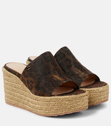 Mules con cuña estampados | Gianvito Rossi