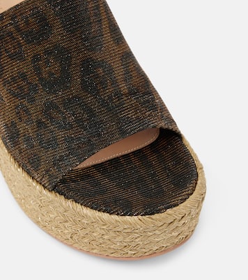 Mules con cuña estampados | Gianvito Rossi