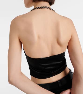 Gilet in velluto con catena | Didu