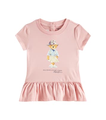 Baby Polo Bear cotton jersey T-shirt | Polo Ralph Lauren Kids