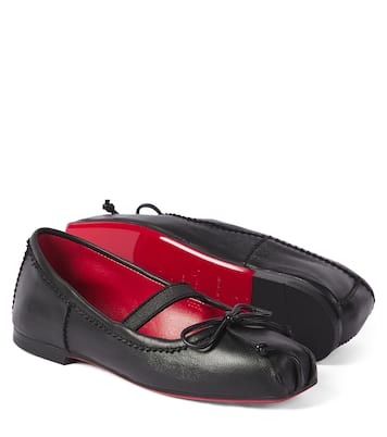 Baballet leather ballet flats | Christian Louboutin Kids