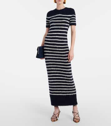 Robe midi Helen en soie et cachemire | Khaite