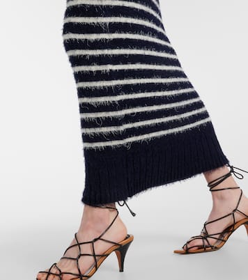 Robe midi Helen en soie et cachemire | Khaite