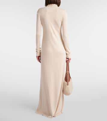 Robe longue Lyskamm en soie | Loro Piana