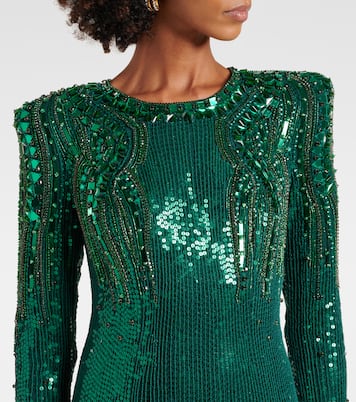 Abito lungo Paloma con paillettes | Jenny Packham
