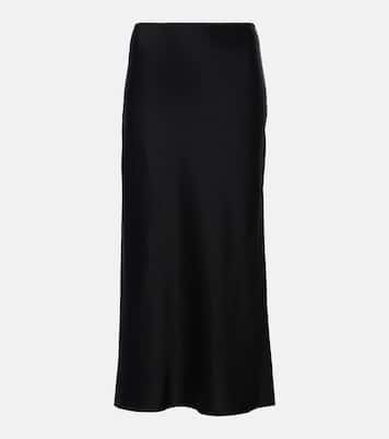 Jupe midi en satin | Dries Van Noten