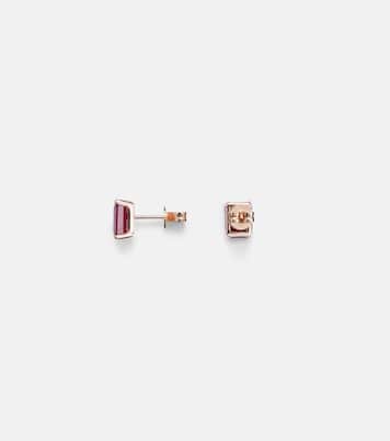 Boucles d'oreilles en or rose 18 ct et rubis | Shay Jewelry