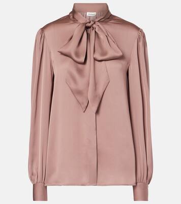 Blusa in charmeuse di seta | Saint Laurent