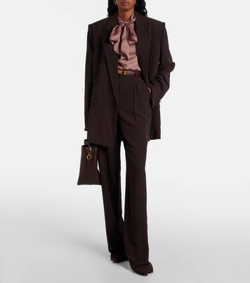 Blusa in charmeuse di seta | Saint Laurent