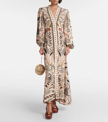 Bedrucktes Maxikleid Classic Nature | Farm Rio
