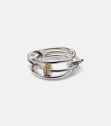 Anelli in argento sterling e oro 18kt con diamanti | Spinelli Kilcollin