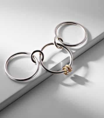 Anelli in argento sterling e oro 18kt con diamanti | Spinelli Kilcollin