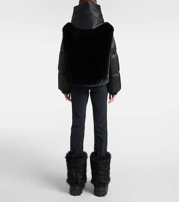 Chaqueta de esquí La Reine de pelo sintético | Goldbergh