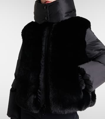 Chaqueta de esquí La Reine de pelo sintético | Goldbergh