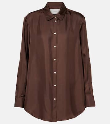 Camicia pigiama in raso di seta | Asceno