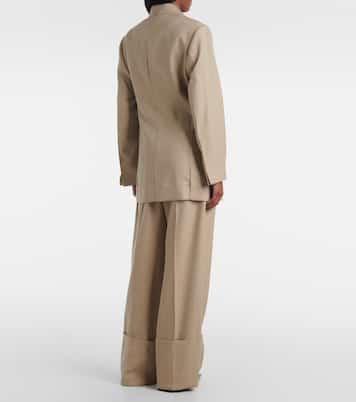 Belted wool blazer | Victoria Beckham