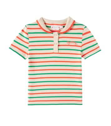 Polo Edelyne in cotone a righe | Bonpoint