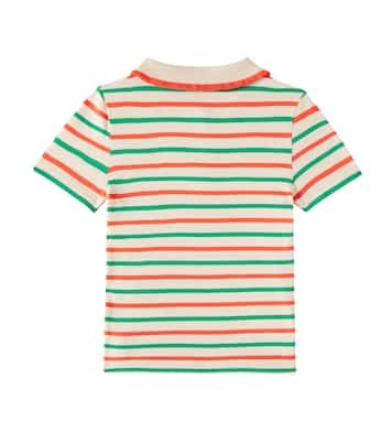 Polo Edelyne in cotone a righe | Bonpoint