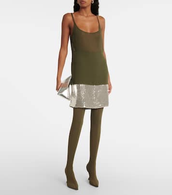 Gonna midi con paillettes | The Attico